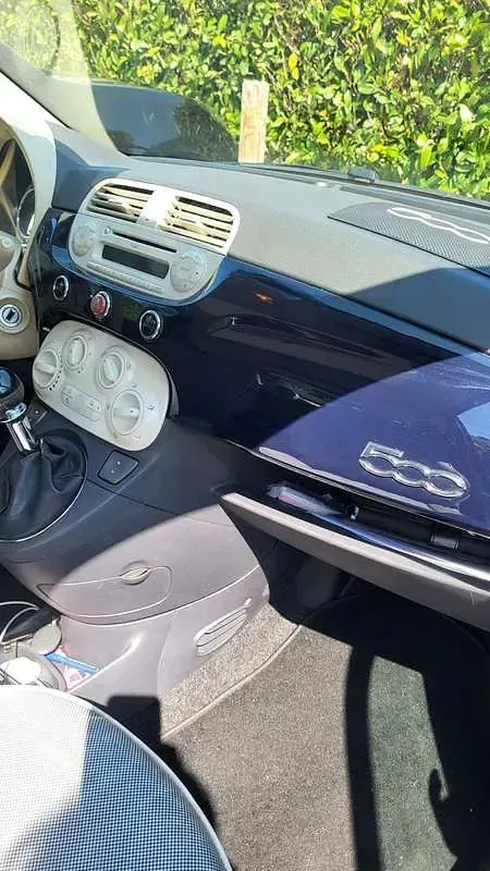 Usata Fiat 500 Pop 69 CV (50 kW) 2010 Blu/azzurro Utilitaria