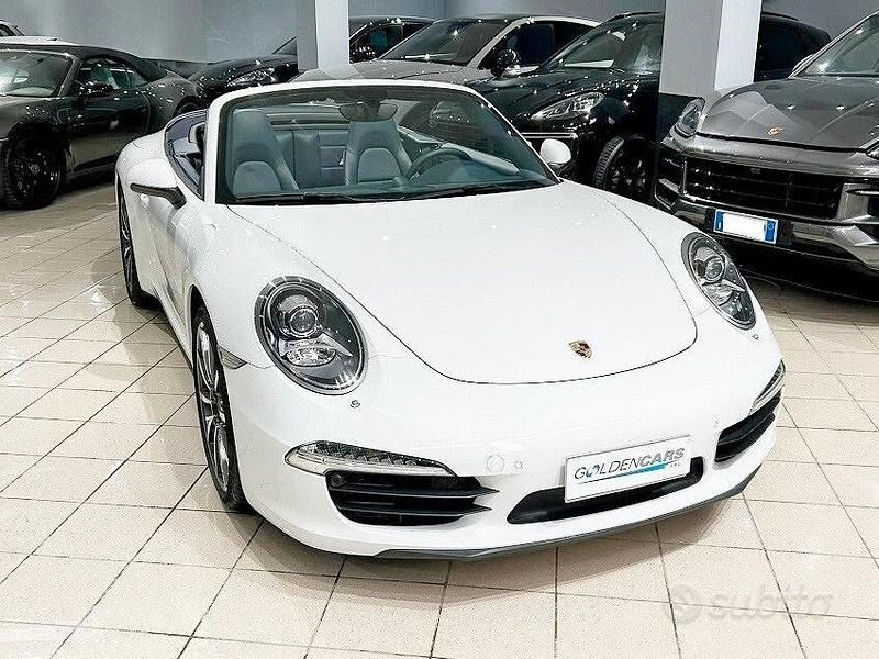 Usata Porsche 911 Carrera Cabriolet 349 CV (256 kW) 2014 Bianco Cabrio