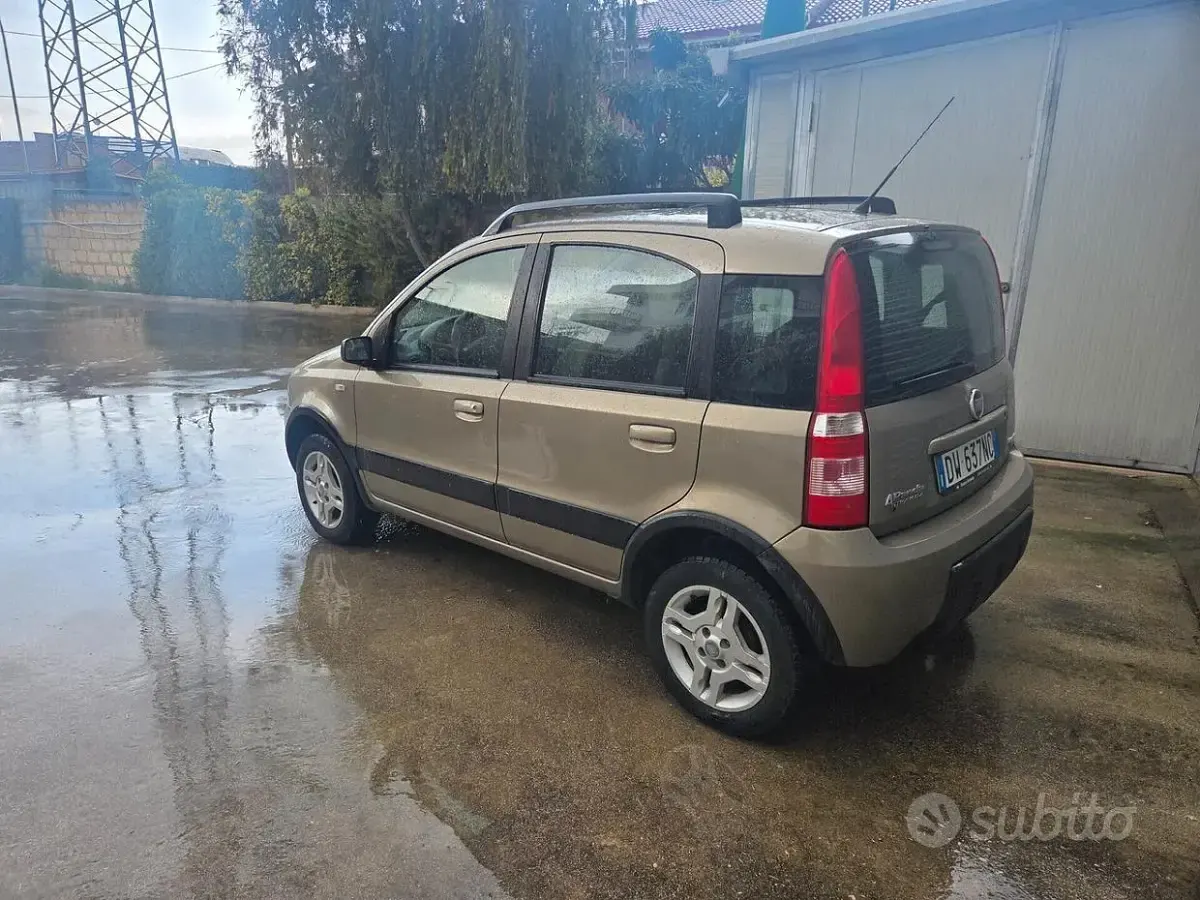 Begagnad Fiat Panda Climbing 60 HK (44 kW) 2009 Brun Halvkombi