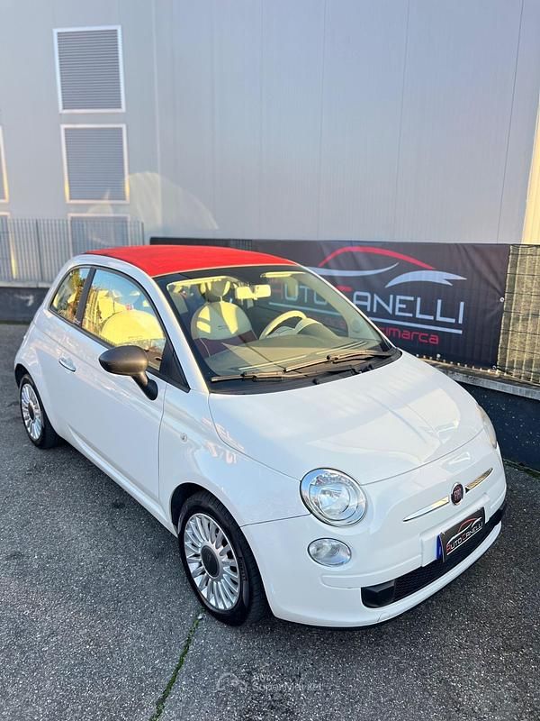 Bianco Usata 2011 Fiat 500 Lounge Cabrio | 5750 € (Ottimo prezzo) - Immagine 1/4