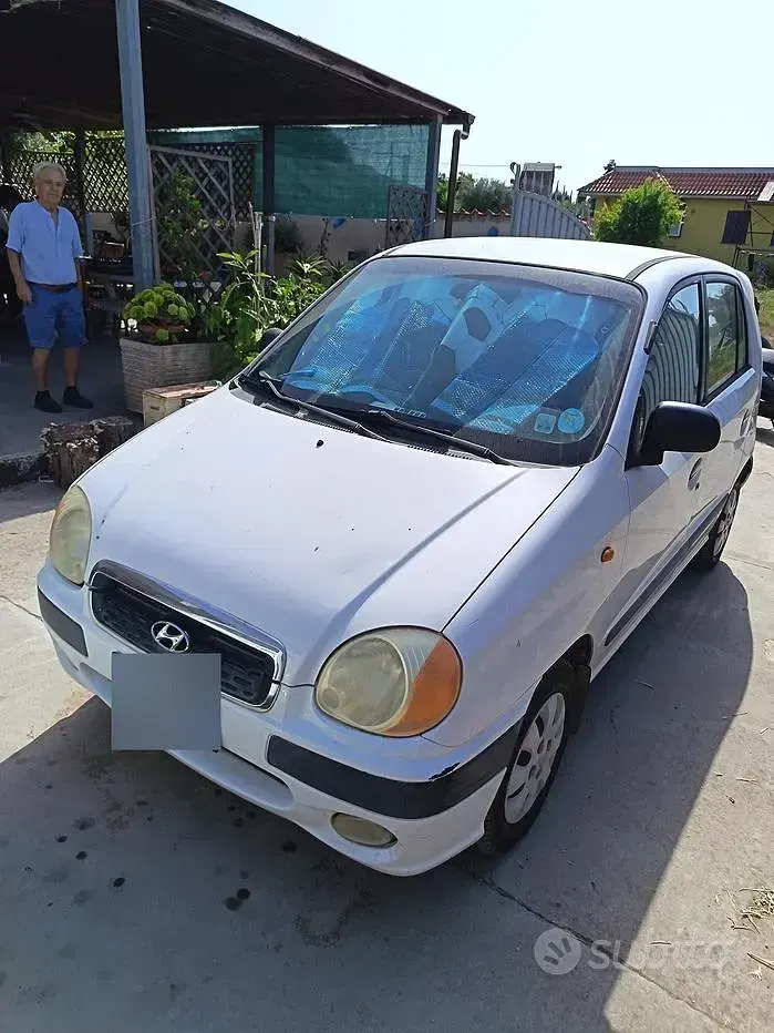Usata Hyundai Atos GLS 55 CV (40 kW) 2002 Bianco Utilitaria