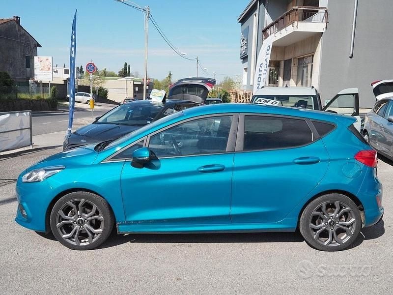 Second-hand Ford Fiesta ST-Line 85 CP (62 kW) 2019 Albastru Hatchback