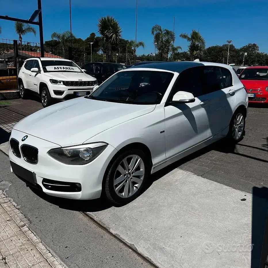 Usata BMW 114 95 CV (69 kW) 2014 Bianco Utilitaria