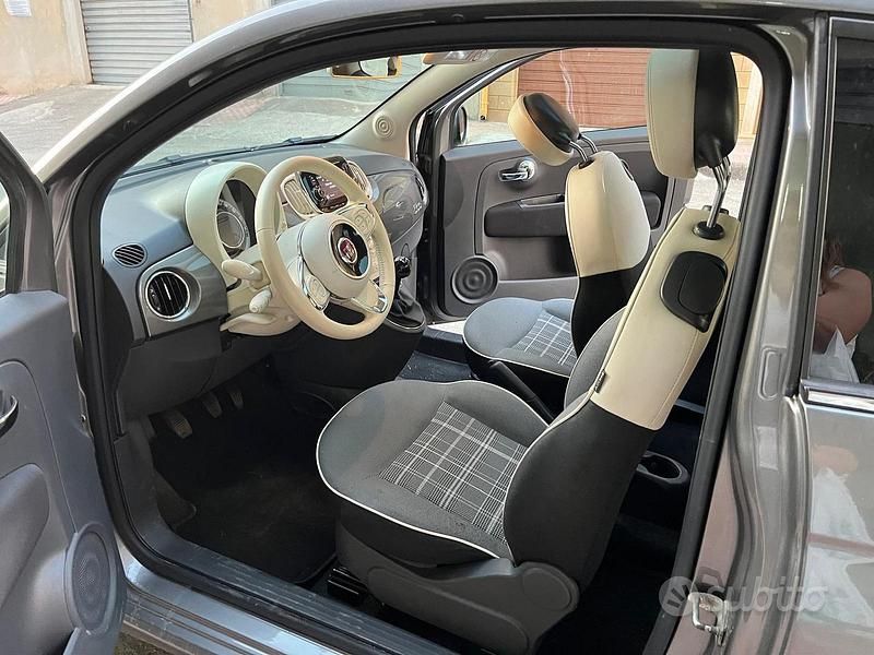 Usata Fiat 500 Lounge 95 CV (69 kW) 2017 Grigio Utilitaria
