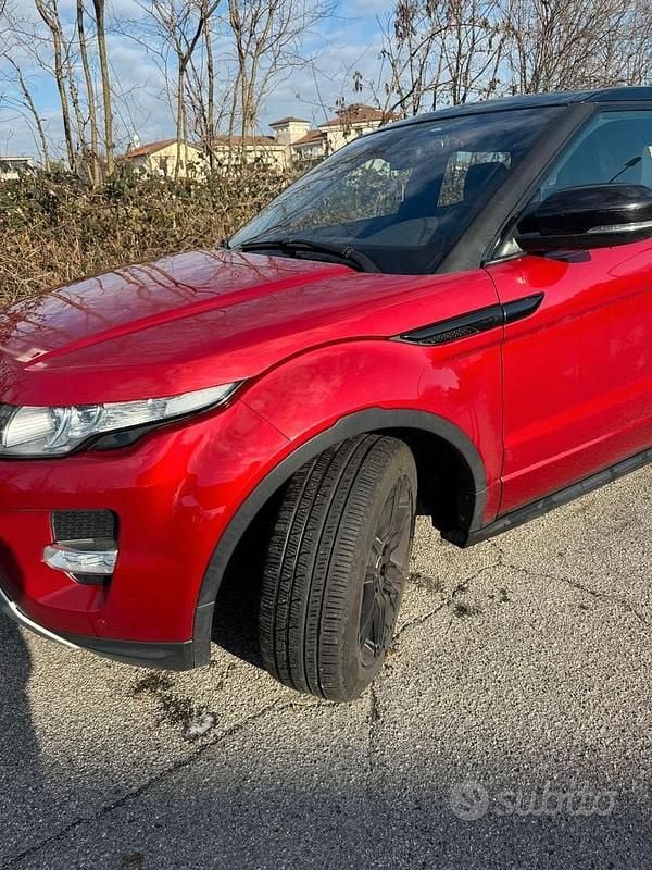 Usata Land Rover Range Rover evoque 2013 Rosso Coupé