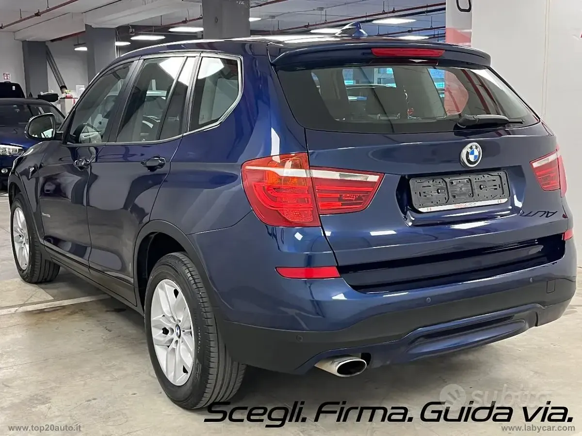 Usata BMW X3 Comfort Edition 190 CV (139 kW) 2017 Blu/azzurro SUV