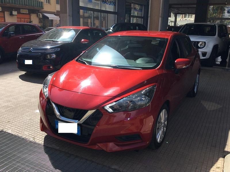 Usata Nissan Micra Acenta 87 CV (63 kW) 2022 Rosso Utilitaria