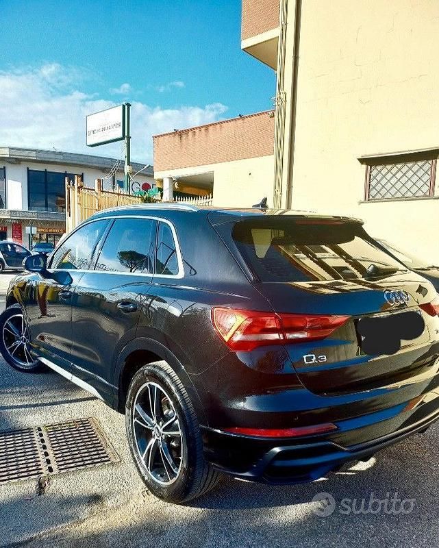 Usata Audi Q3 S-Line 150 CV (110 kW) 2019 Nero SUV