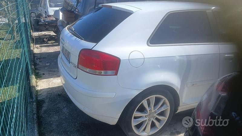 Usata Audi A3 S-Line 170 CV (125 kW) 2008 Bianco Utilitaria