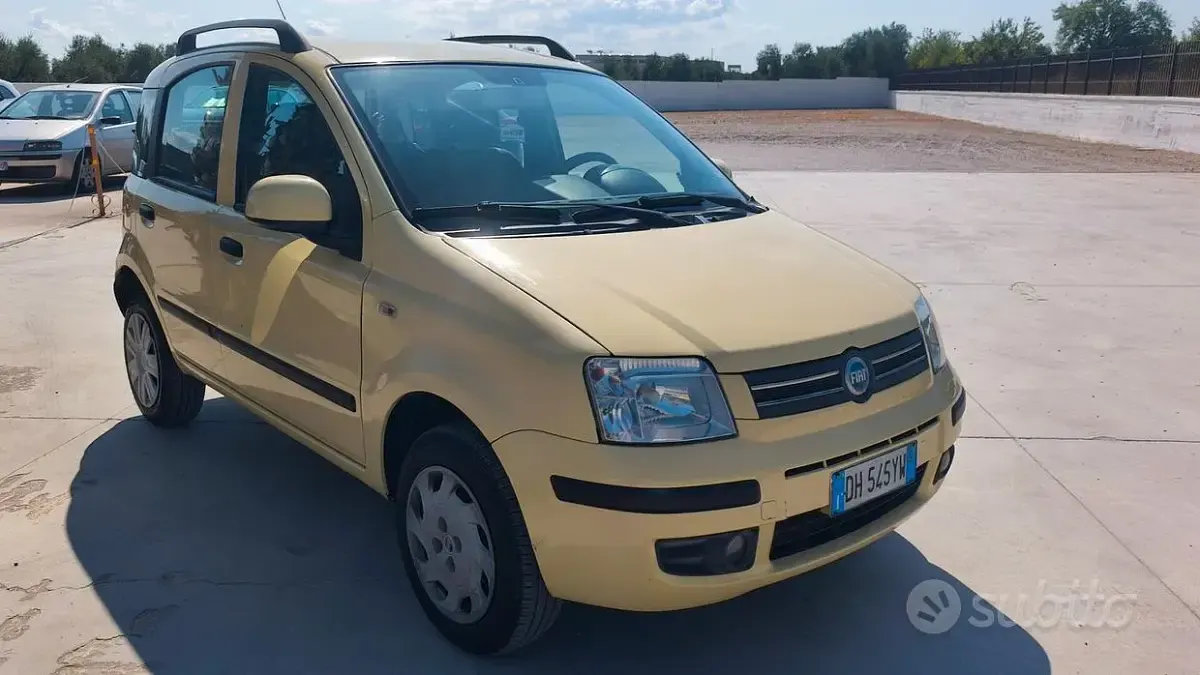 Usata Fiat Panda Dynamic 60 CV (44 kW) 2007 Giallo Utilitaria