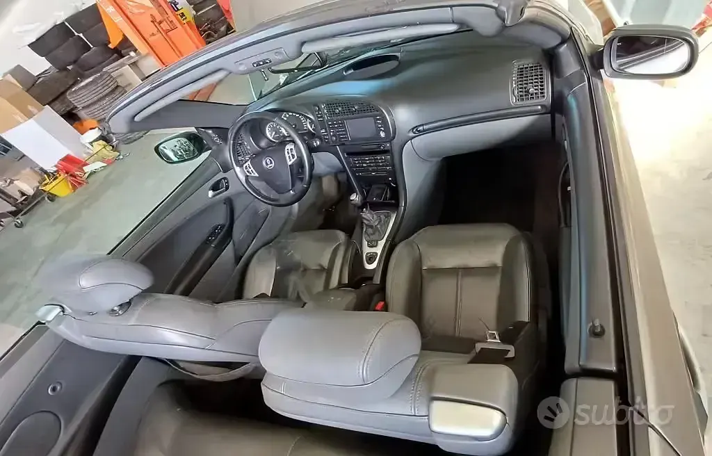 Usata Saab 9-3 Cabriolet 175 CV (128 kW) 2003 Grigio Cabrio