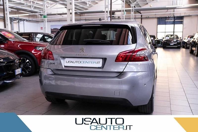 Usata Peugeot 308 Allure 131 CV (96 kW) 2018 Argento Berlina
