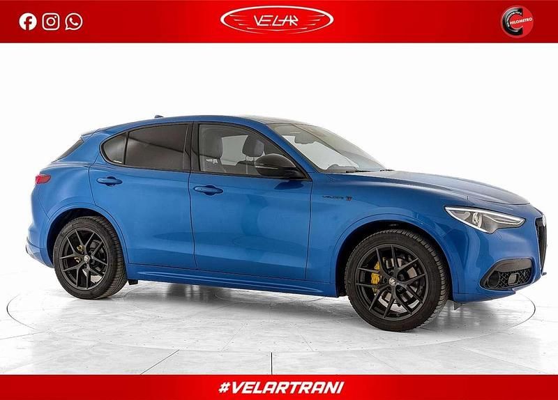 Usata Alfa Romeo Stelvio Veloce 210 CV (154 kW) 2021 Blu/azzurro SUV