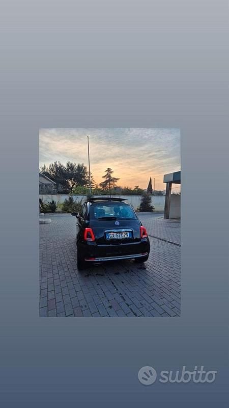 Usata Fiat 500 95 CV (69 kW) 2017 Nero Berlina