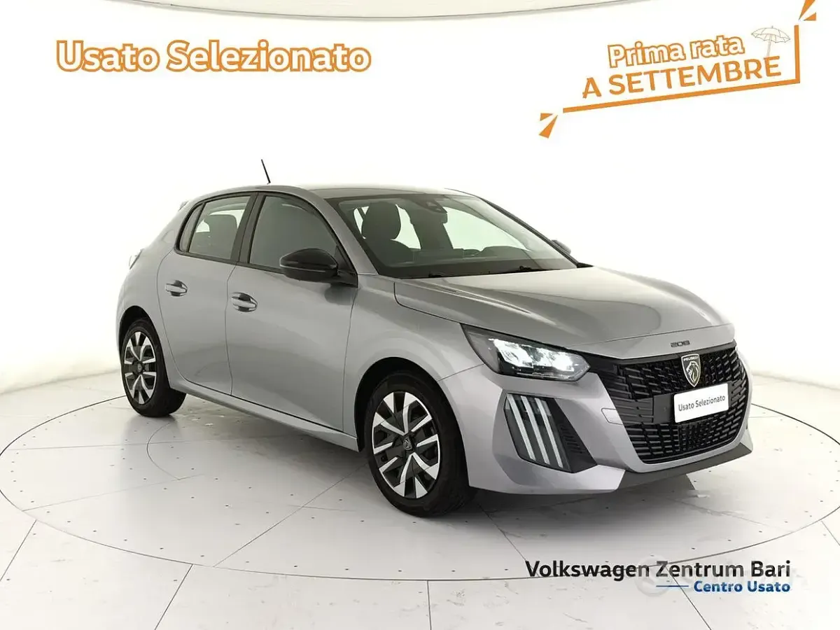 Usata Peugeot 208 Active 75 CV (55 kW) 2024 Grigio Utilitaria