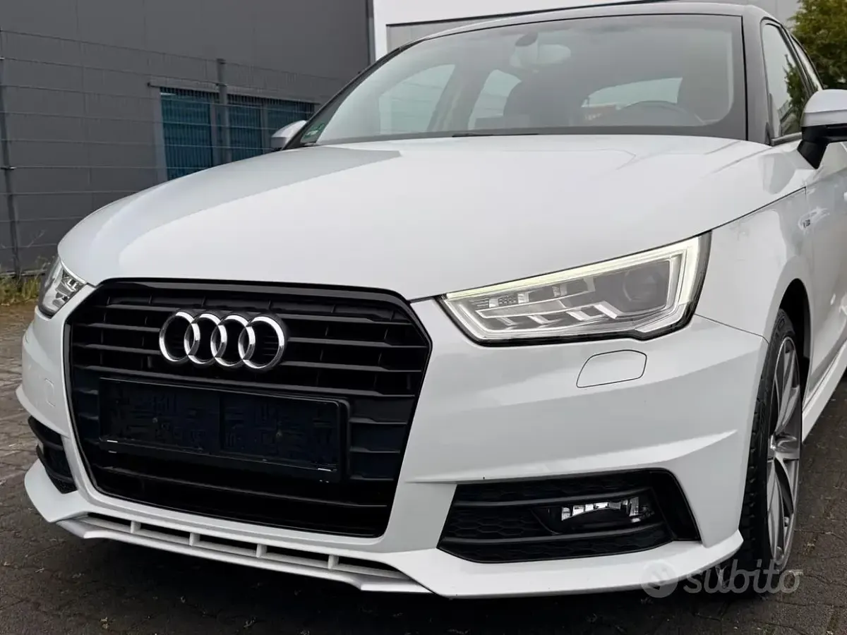 Usata Audi A1 S-Line 95 CV (69 kW) 2018 Bianco Berlina