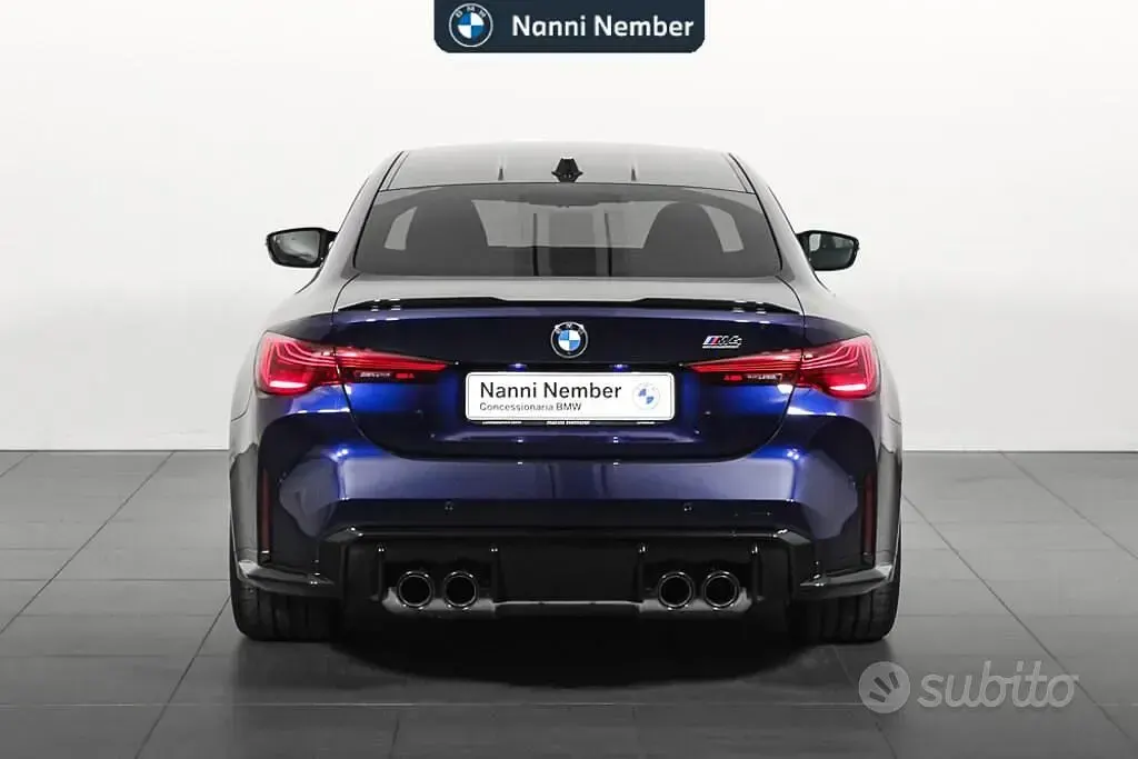 Nuova BMW M4 Competition Edition 530 CV (389 kW) 2026 Tanzanite blue metallizzato Coupé