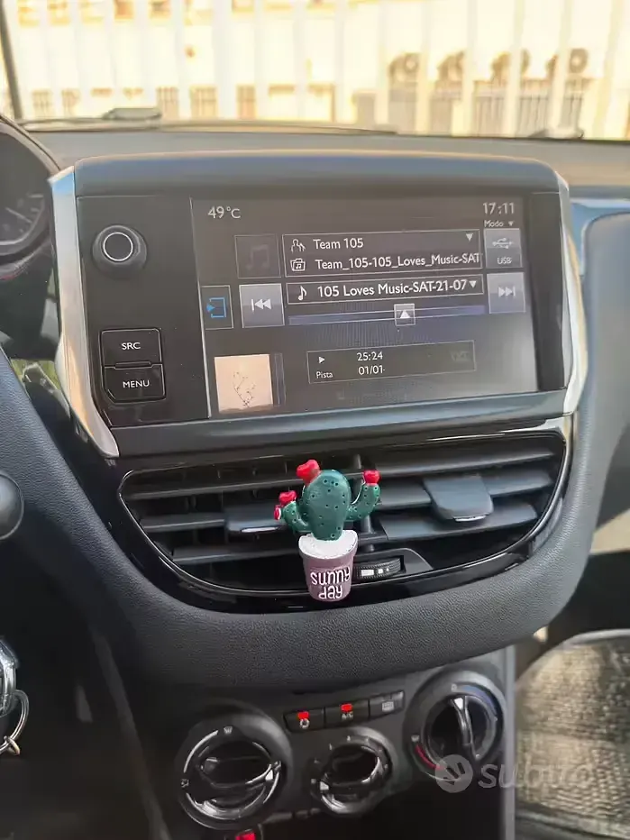 Usata Peugeot 208 75 CV (55 kW) 2016 Grigio Utilitaria