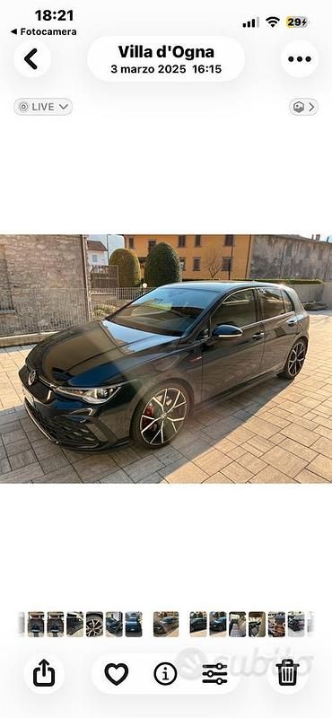 Usata VW Golf VIII GTI 245 CV (180 kW) 2022 Nero Berlina