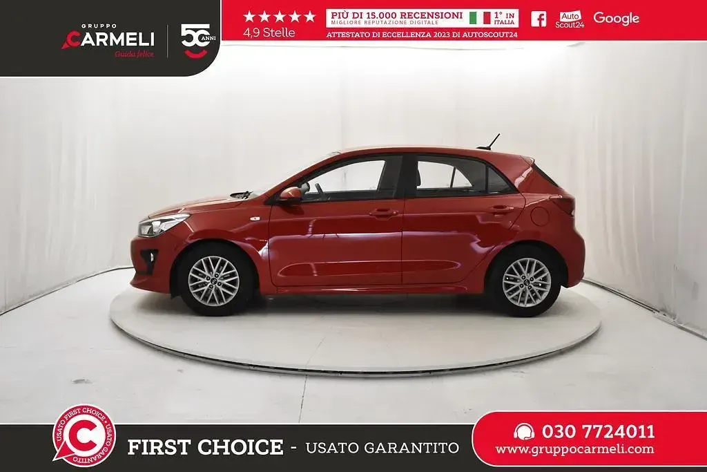 Usata Kia Rio Style 82 CV (60 kW) 2021 Rosso Berlina