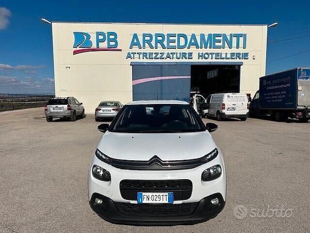 Usata Citroën C3 75 CV (55 kW) 2018 Bianco Berlina