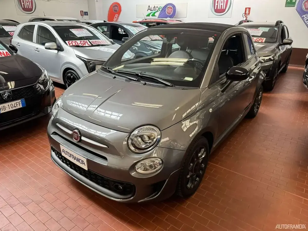 Usata Fiat 500C Connect 69 CV (50 kW) 2021 Grigio Cabrio