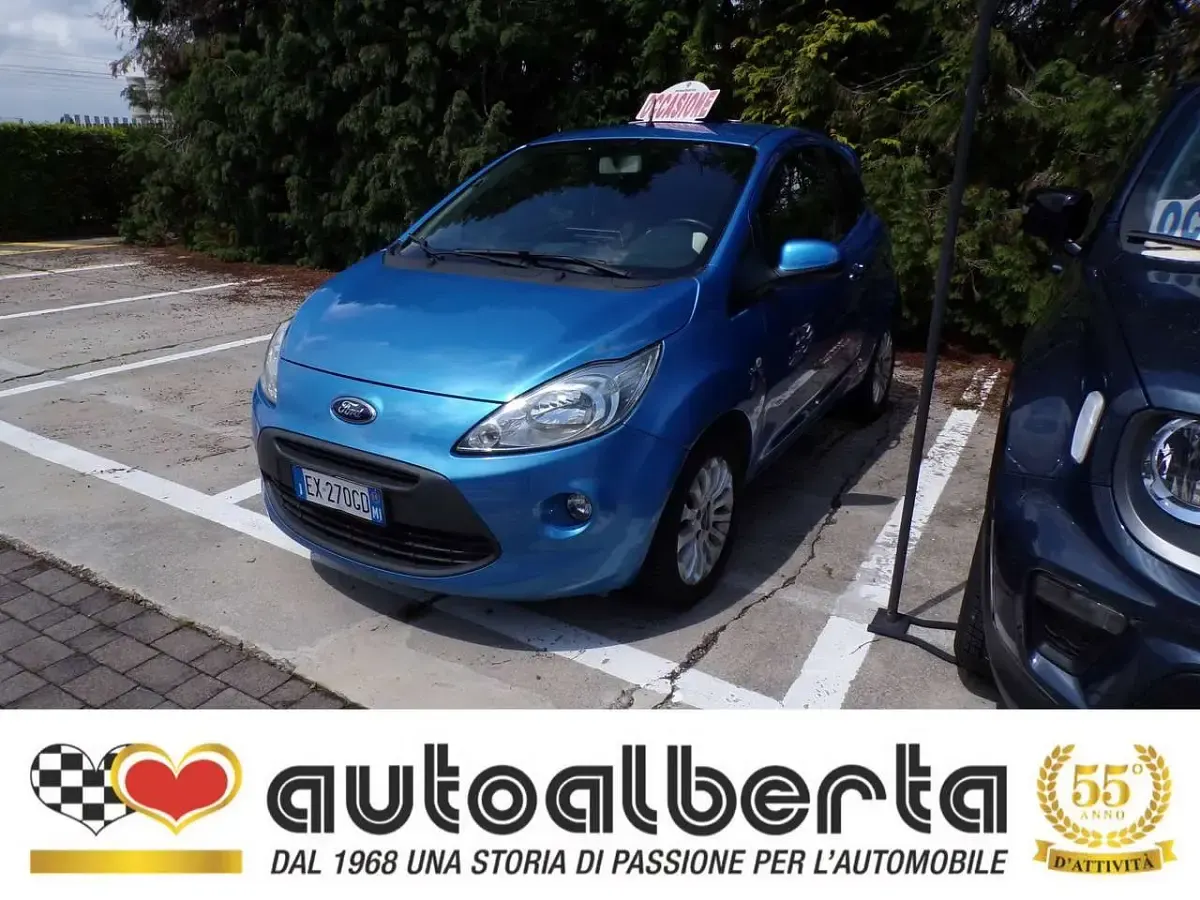 Usata Ford Ka 69 CV (50 kW) 2014 Azzurro Utilitaria