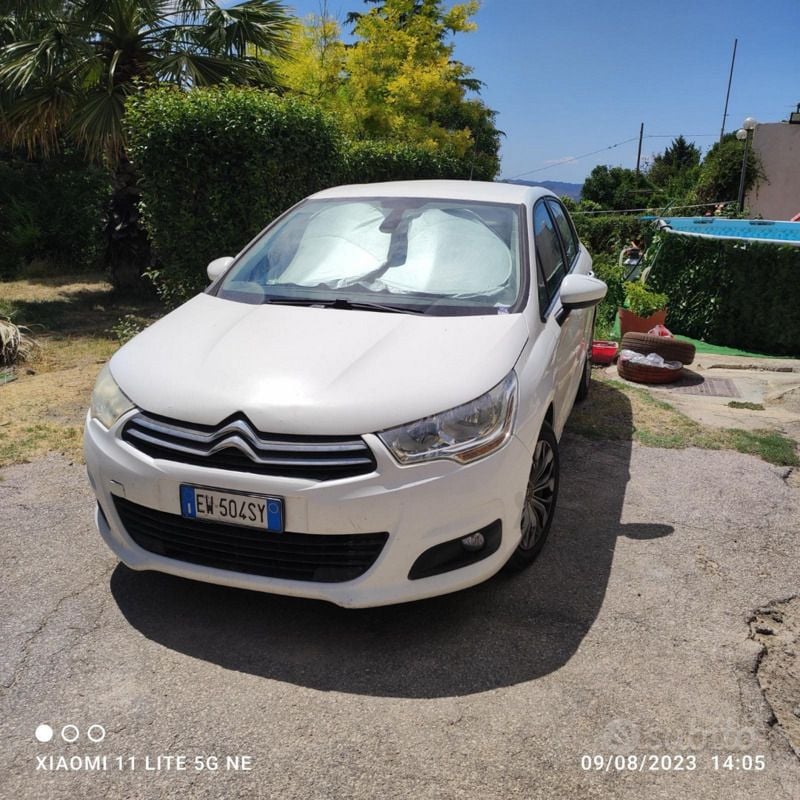 Usata Citroën C4 90 CV (66 kW) 2014 Bianco Berlina