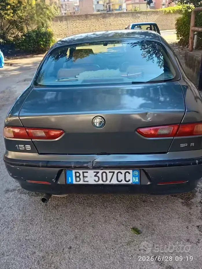 Usata Alfa Romeo 156 144 CV (105 kW) 1999 Bluazzurro Berlina