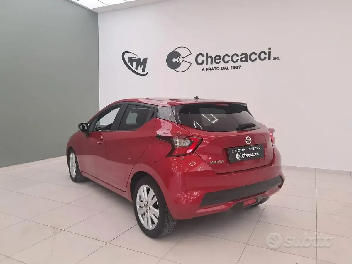 Usata Nissan Micra N-Connecta 101 CV (74 kW) 2019 Rosso Utilitaria