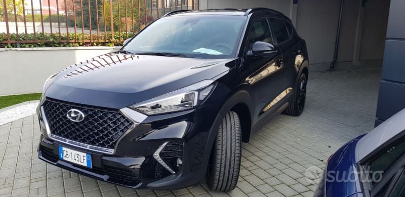 Usata Hyundai Tucson N Line 136 CV (100 kW) 2020 Nero SUV