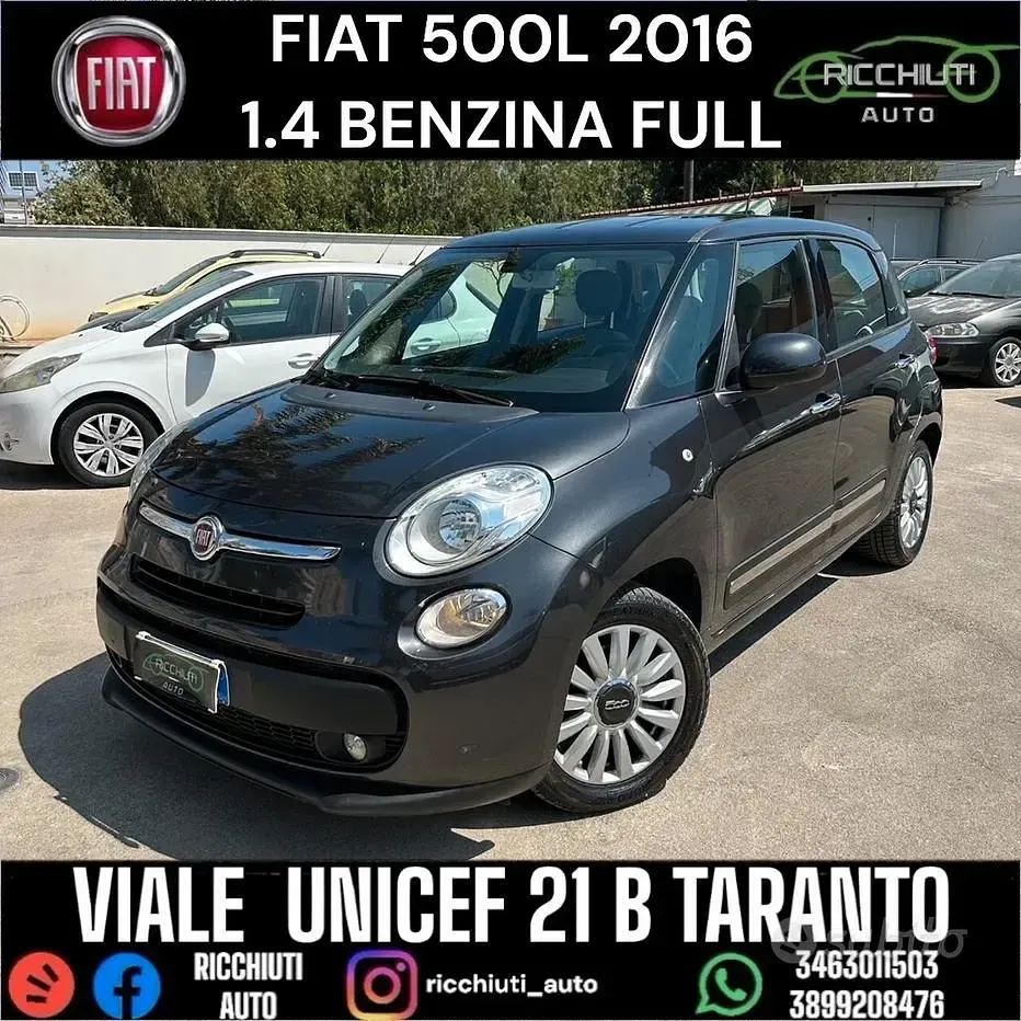 Usata Fiat 500L 95 CV (69 kW) 2016 Monovolume
