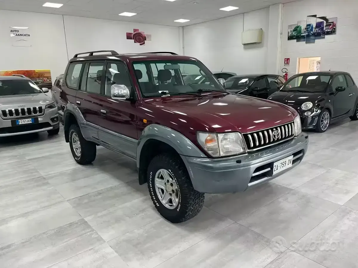 Usata Toyota Land Cruiser 125 CV (91 kW) 1996 Rosso SUV