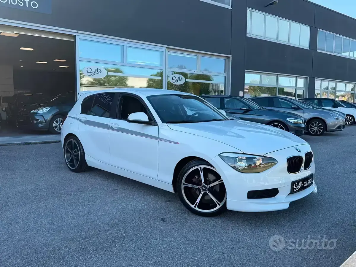 Begagnad BMW 116 Sport Line 136 HK (100 kW) 2012 Vit Halvkombi