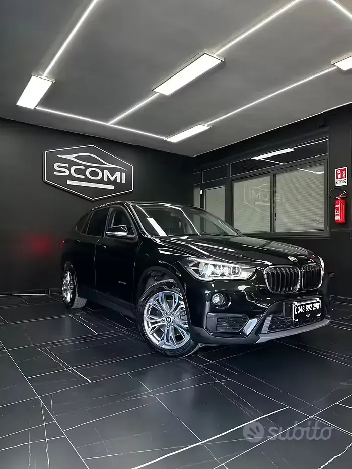 Usata BMW X1 xLine 150 CV (110 kW) 2016 Nero SUV