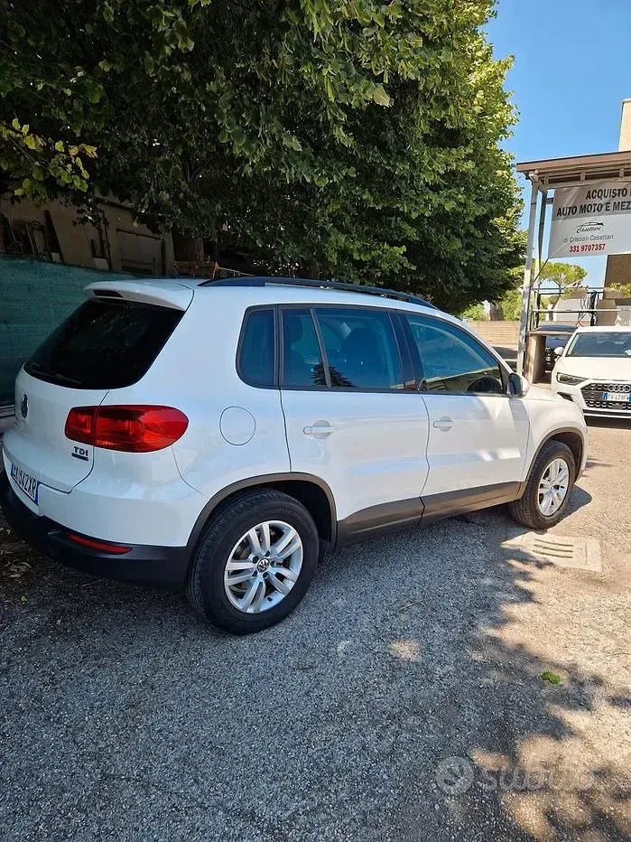 Usata VW Tiguan Trendline 110 CV (80 kW) 2012 Bianco SUV