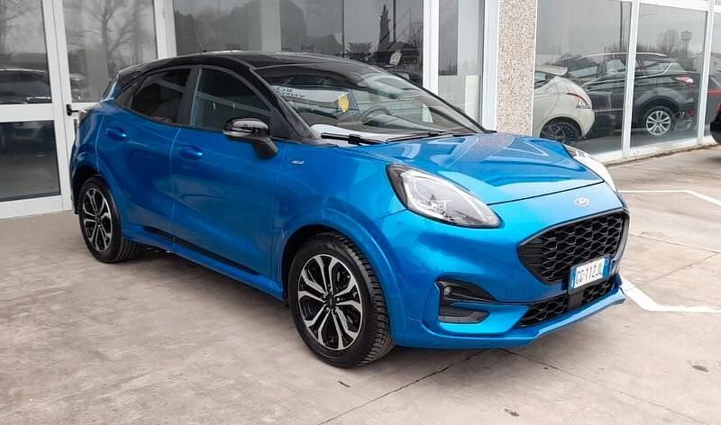 Usata Ford Puma ST-Line 125 CV (91 kW) 2021 Blu SUV