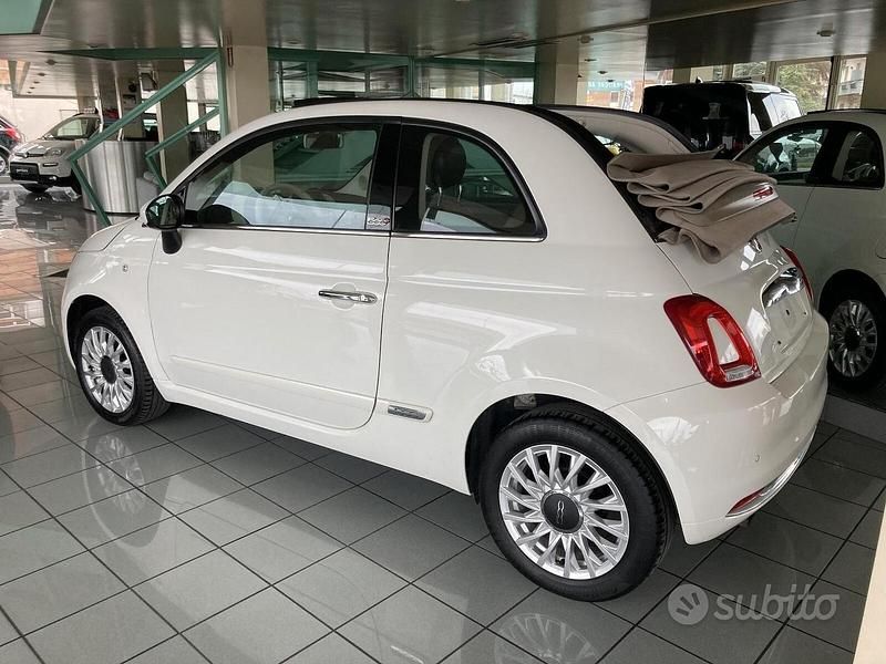 Usata Fiat 500C 69 CV (50 kW) 2016 Beige Cabrio