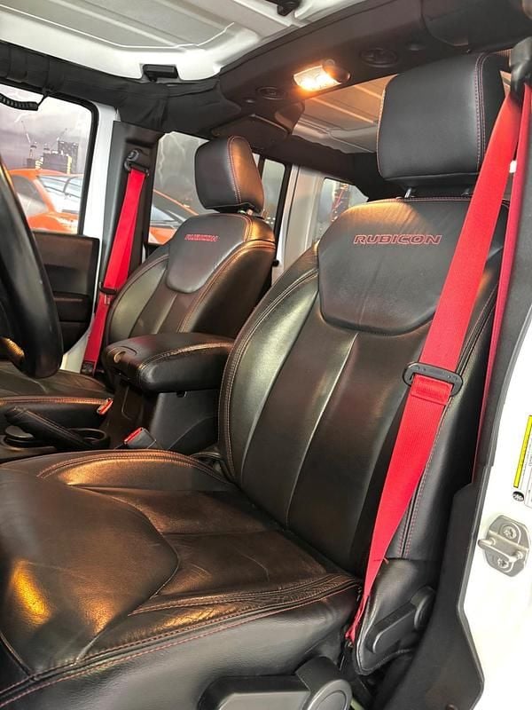 Usata Jeep Wrangler Unlimited Sahara 284 CV (208 kW) 2018 Bianco SUV