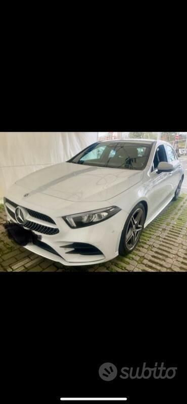 Usata Mercedes A180 Premium 116 CV (85 kW) 2019 Bianco Berlina