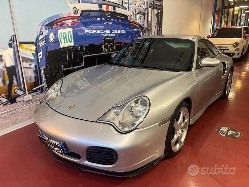 Usata Porsche 996 Turbo 420 CV (308 kW) 2001 Grigio Coupé
