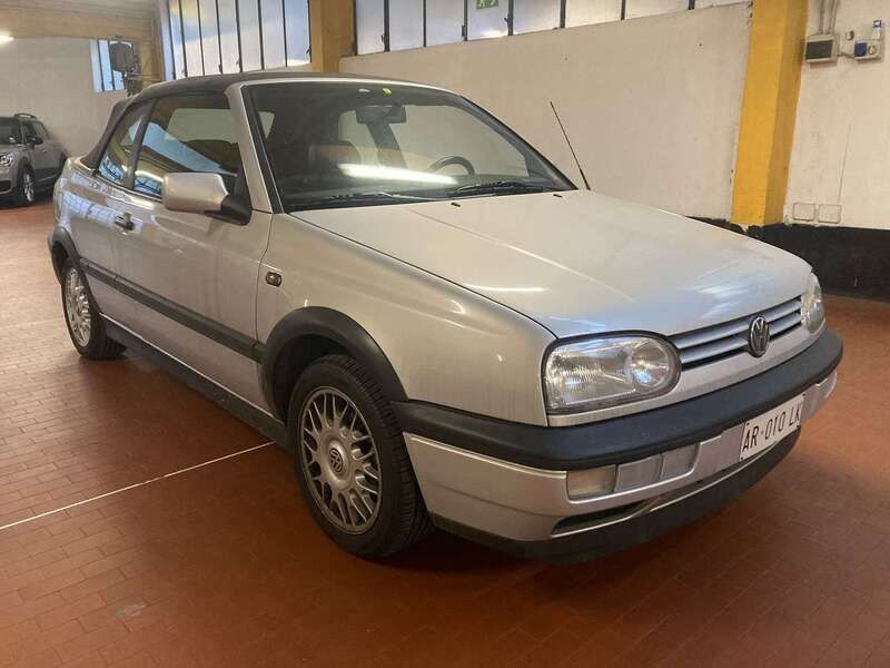Argento Usata 1997 VW Golf Cabriolet Cabrio | 8000 € (Cara) - Immagine 1/4