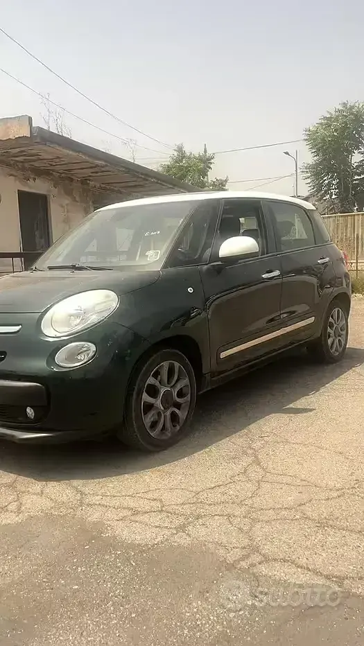 Usata Fiat 500L 85 CV (62 kW) 2012 Verde Monovolume