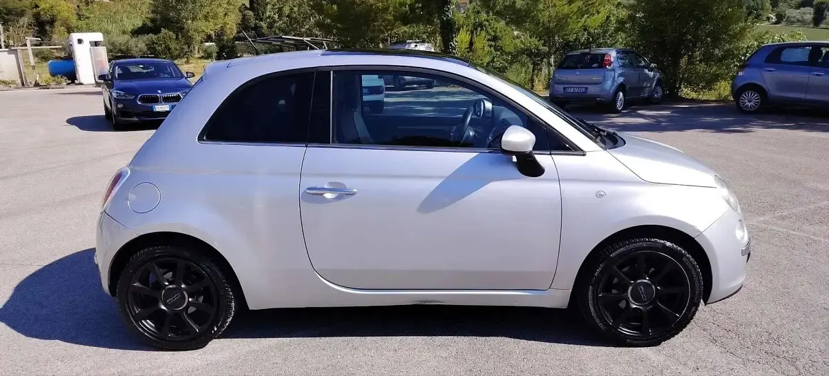 Usata Fiat 500 Sport 101 CV (74 kW) 2009 Argento Cabrio
