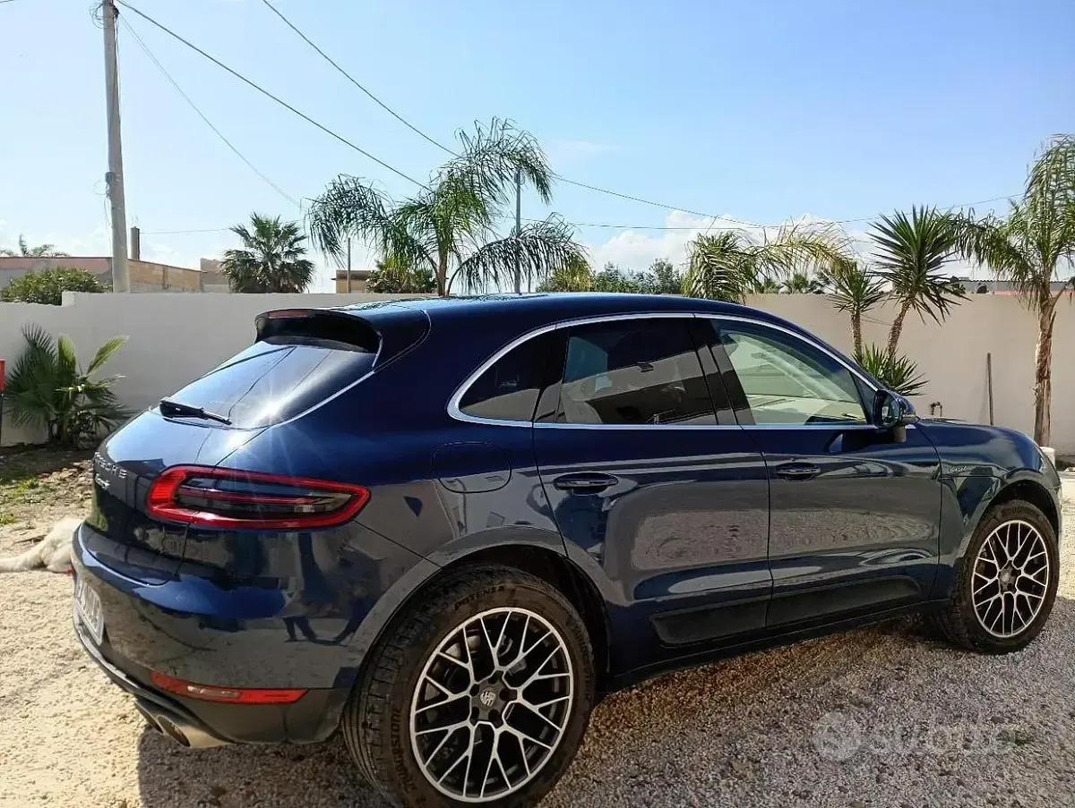 Usata Porsche Macan 250 CV (183 kW) 2015 Blu SUV