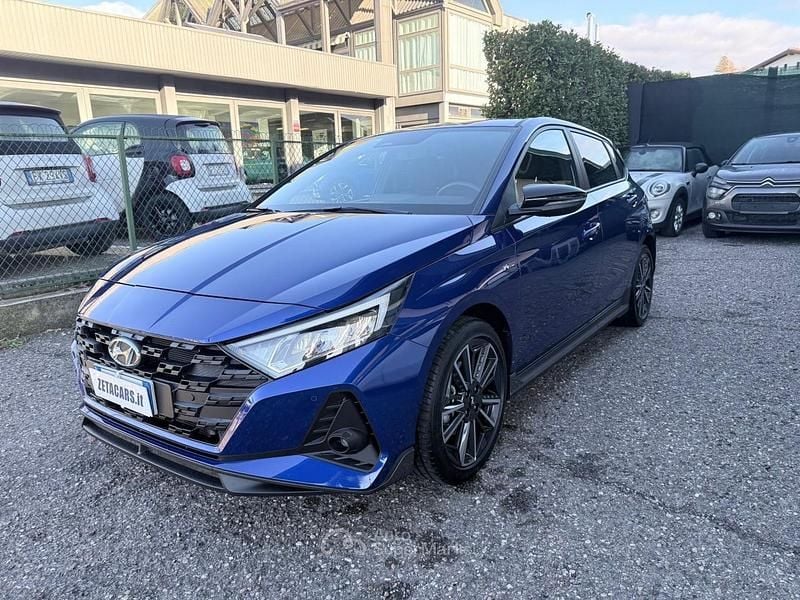 Usata Hyundai i20 N Line 120 CV (88 kW) 2023 Blu/azzurro Utilitaria