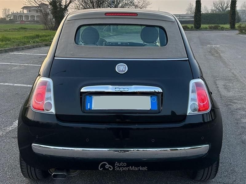 Usata Fiat 500C Lounge 69 CV (50 kW) 2011 Nero Cabrio