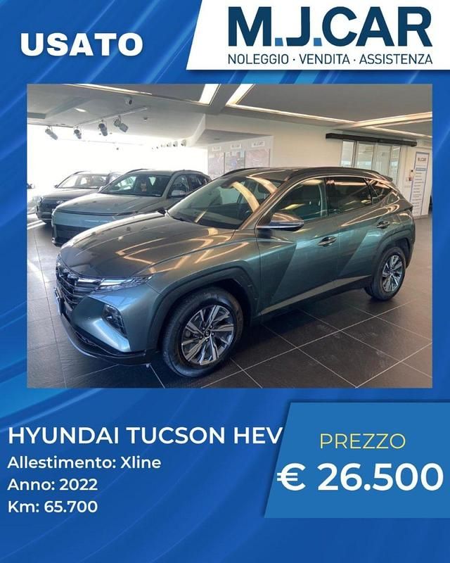 Usata Hyundai Tucson 230 CV (169 kW) 2022 Verde SUV