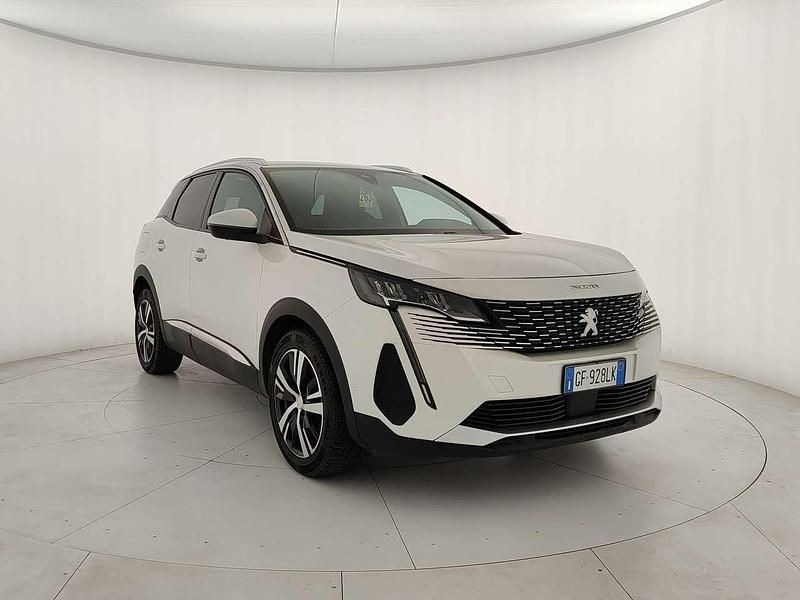 Bianco Usata 2021 Peugeot 3008 Allure SUV | 18.400 € (Buon prezzo) - Immagine 1/4