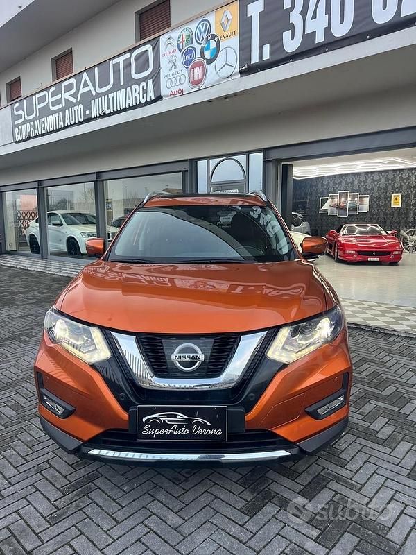 Usata Nissan X-Trail Tekna 177 CV (130 kW) 2017 Arancione SUV